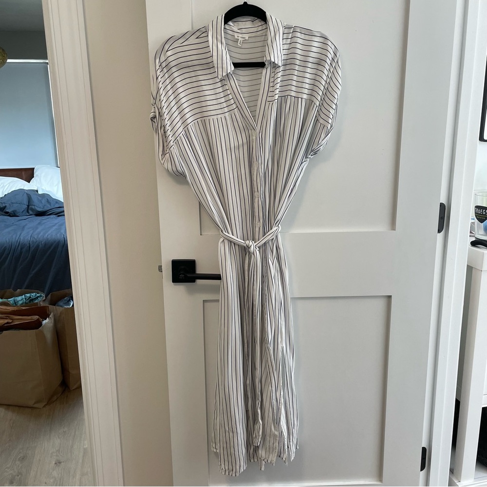 Striped Dress with Pockets